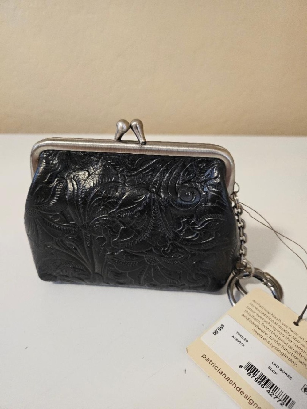 Patricia Nash Tooled leather coin purse
